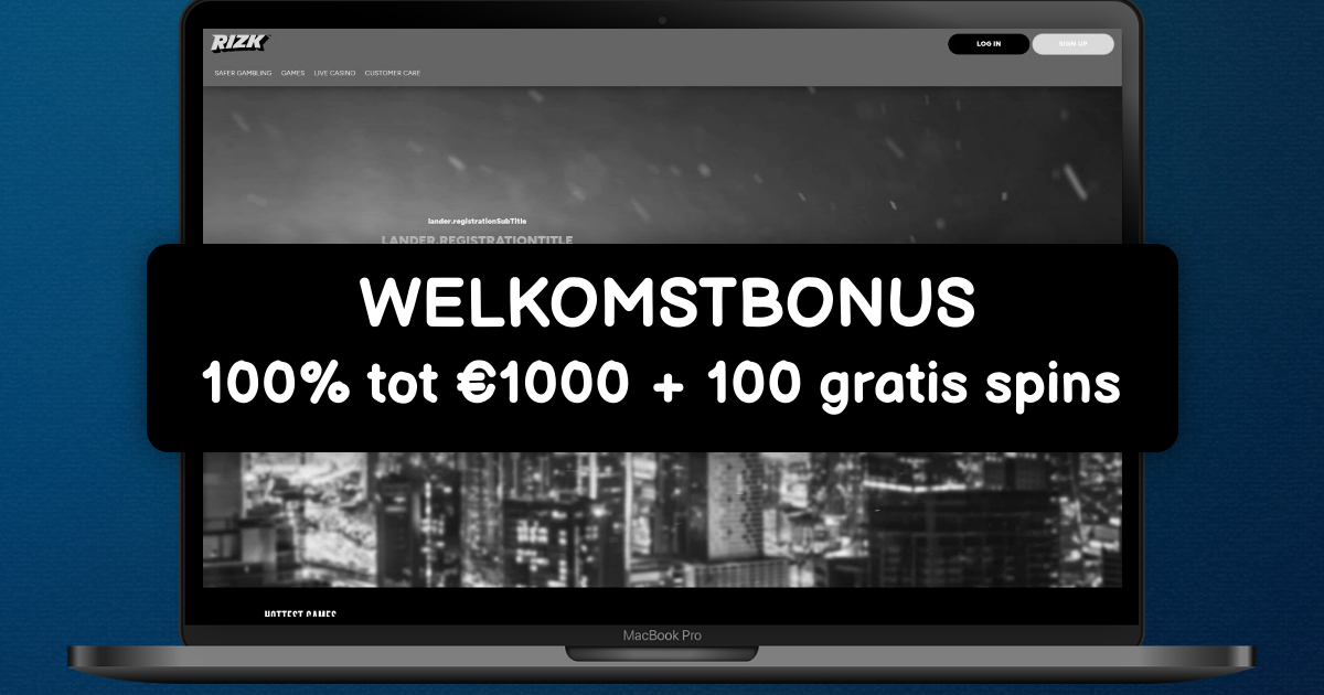 Rizk Casino welcome bonus