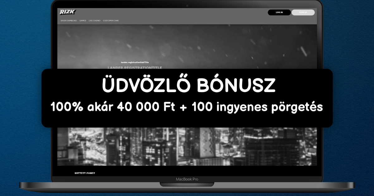 Rizk Casino welcome bonus